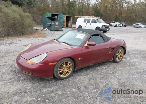 1998 Porsche Boxster z USA, uszkodzony, nr VIN WP0CA2982WU624060